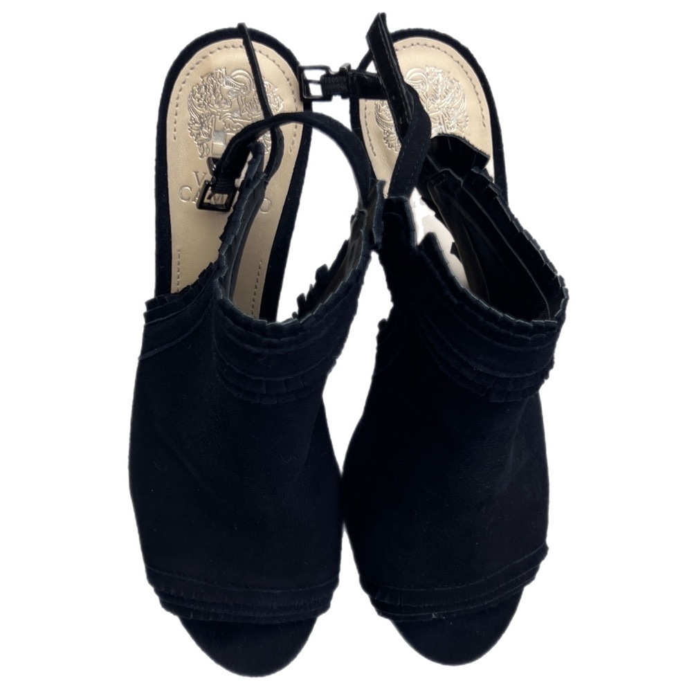 Vince Camuto black suede stilettos women 7 1/2